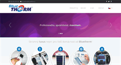 Desktop Screenshot of bluetherm.cz
